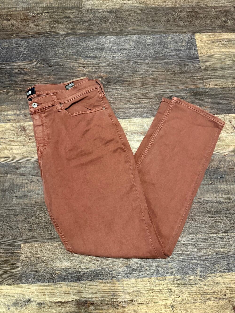 Paige Burnt Orange Pant Size 38 NWOT
